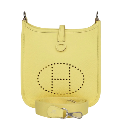 Hermes Evelyne TPM Limoncello Clemence Palladium Hardware