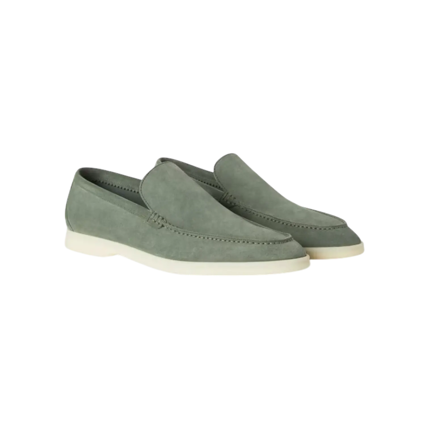 Loro Piana Summer Walk Loafer Frozen Fir