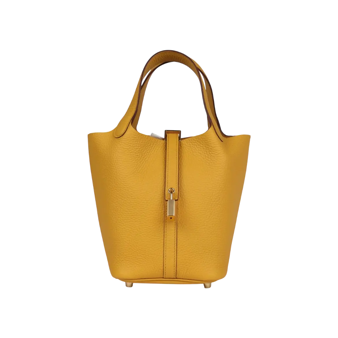 Hermès Picotin Lock 18 Jaune Ambre Clemence Gold Hardware