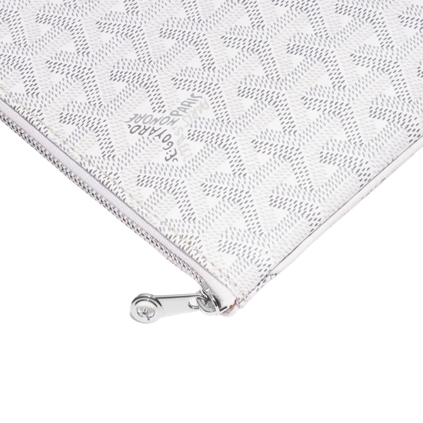 Goyard Senat Pouch White
