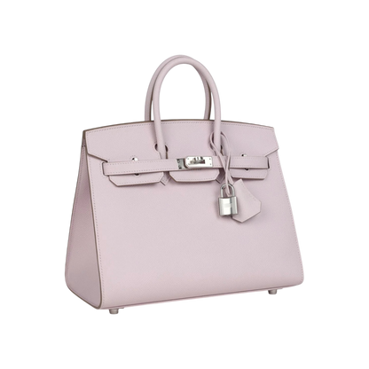 Hermès Birkin Sellier 25 Mauve Pale Epsom Palladium Hardware