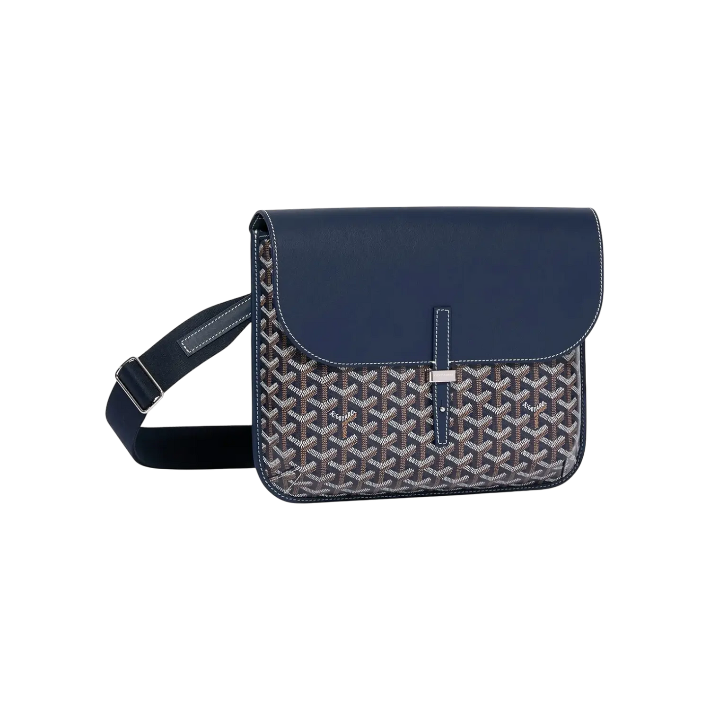 Goyard Coursier Messenger Bag Navy Blue