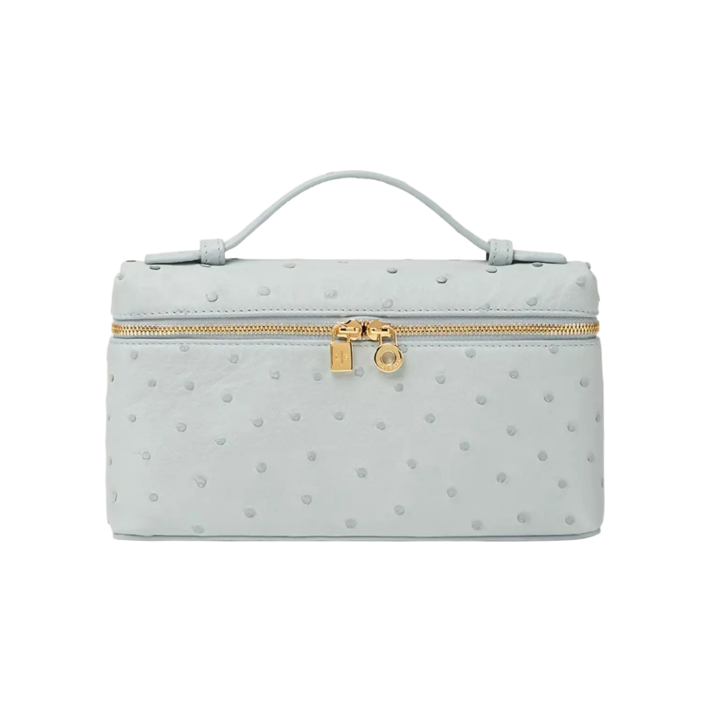 Loro Piana L19 Bag Ostrich Minty Breeze / Sun Gold