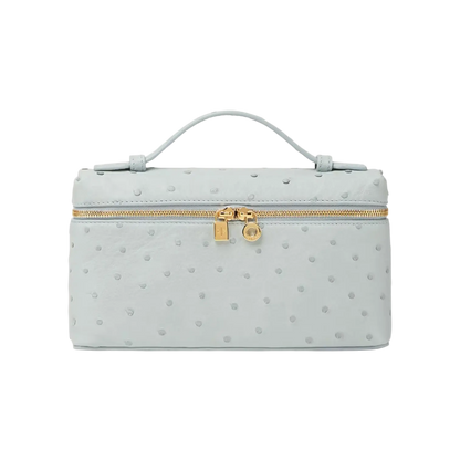Loro Piana L19 Bag Ostrich Minty Breeze / Sun Gold