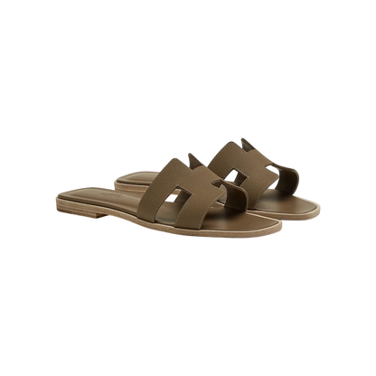 Hermes Oran Sandal Etoupe