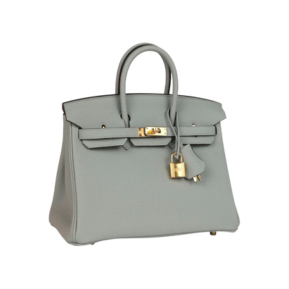 Hermès Birkin 25 Bleu Glacier Togo Gold Hardware
