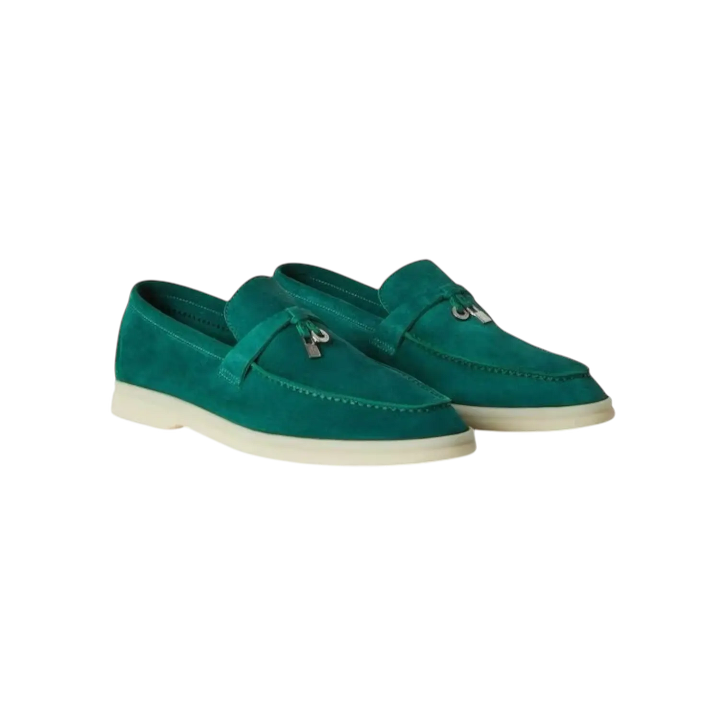Loro Piana Summer Charms Loafer Forest Leaves