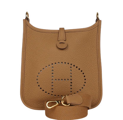 Hermes Evelyne TPM Biscuit Clemence Gold Hardware