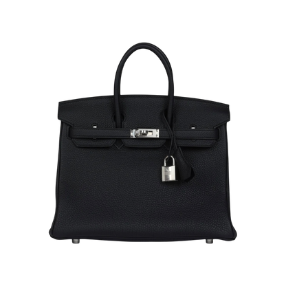 Hermès Birkin 25 Black Togo Palladium Hardware