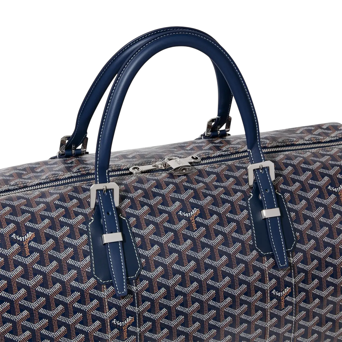 Goyard Boston 50 Bag Navy Blue