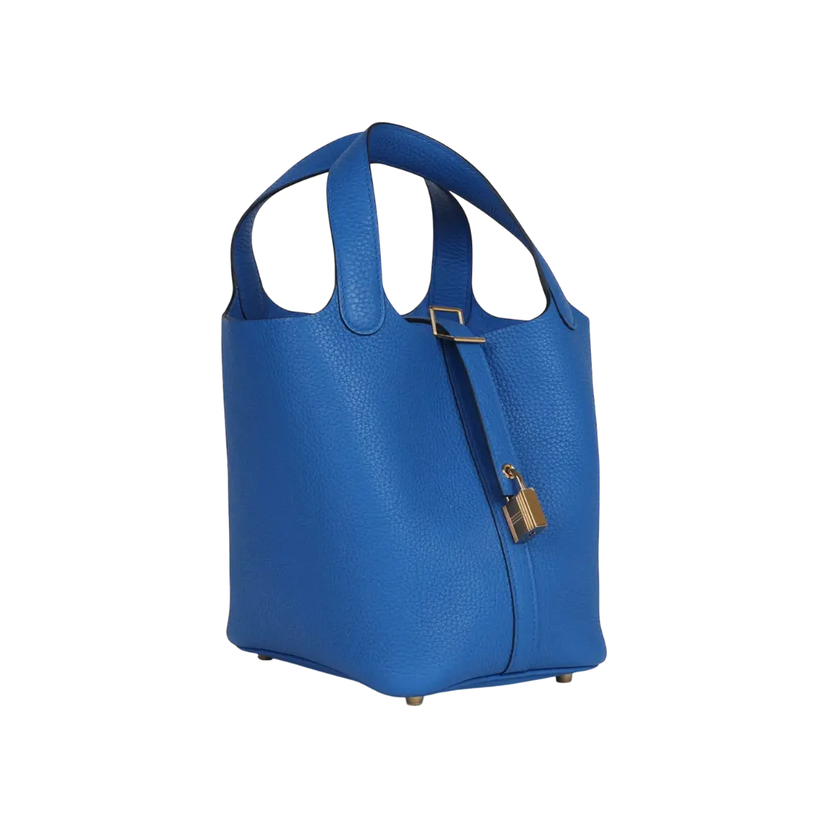 Hermès Picotin Lock 18 Bleu Royal Clemence Gold Hardware