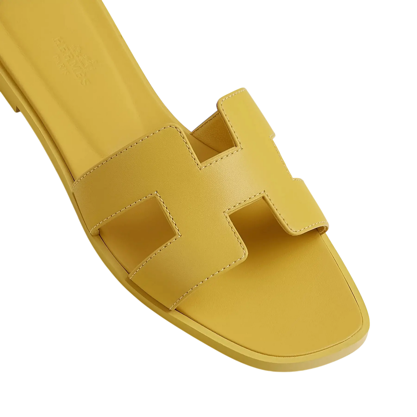 Hermes Oran Sandal Jaune Impérial