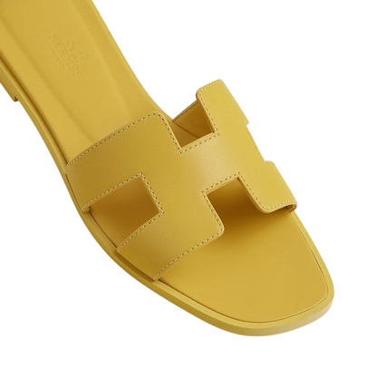 Hermes Oran Sandal Jaune Impérial
