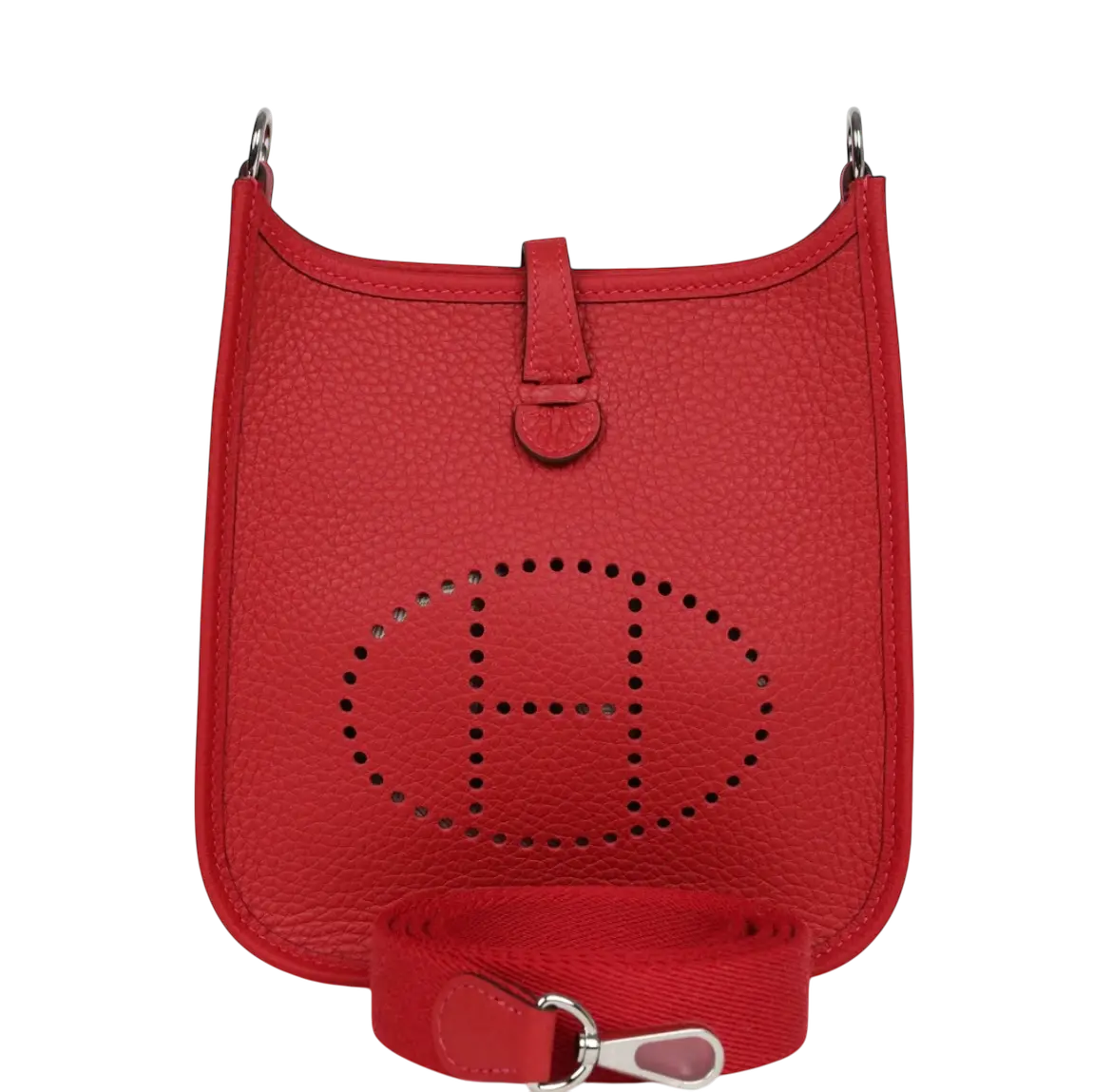 Hermes Evelyne TPM Vermillion Clemence Palladium Hardware