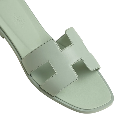 Hermes Oran Sandal Vert D'eau