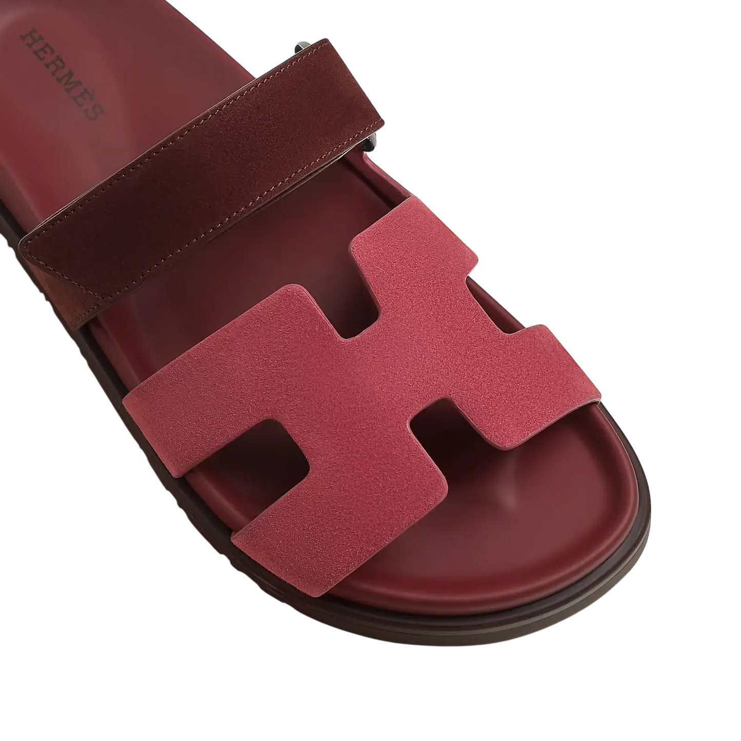 Hermes Chypre Rose Pinson / Marron Palissandre