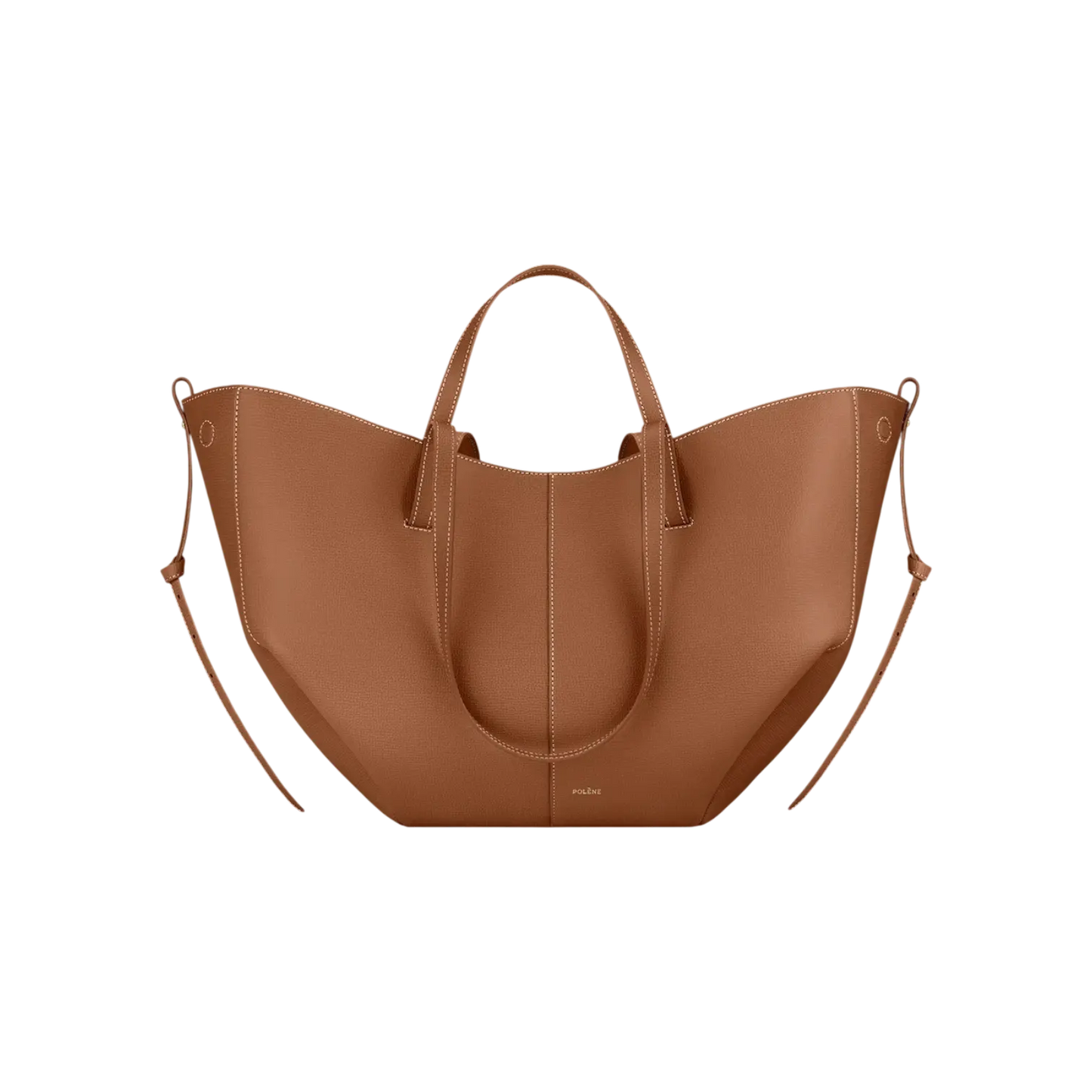 Polene Cyme Tote Bag Camel
