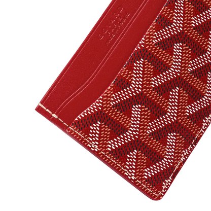 Goyard Saint Sulpice Card Holder Red