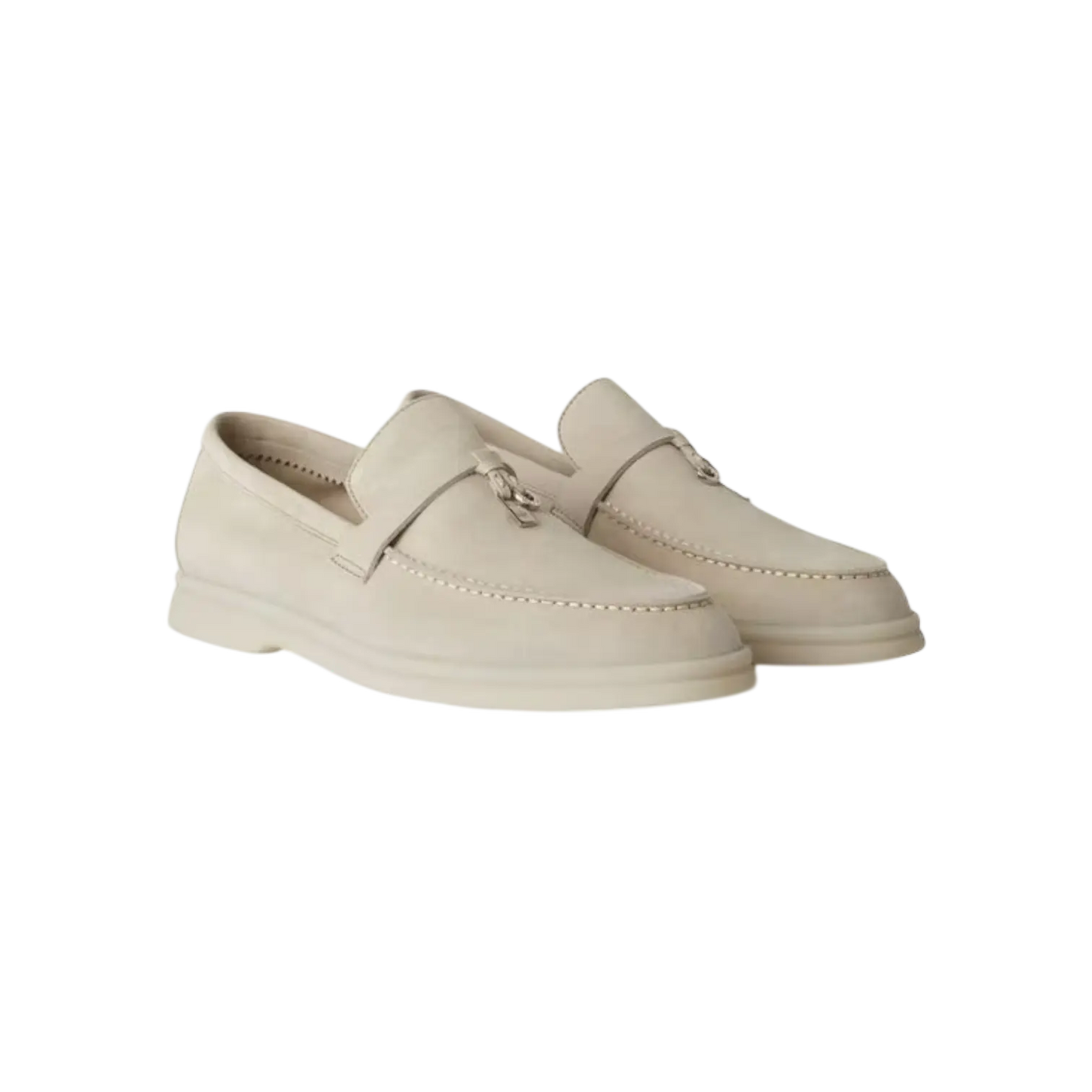 Loro Piana Summer Charms Loafer Powder Pearl