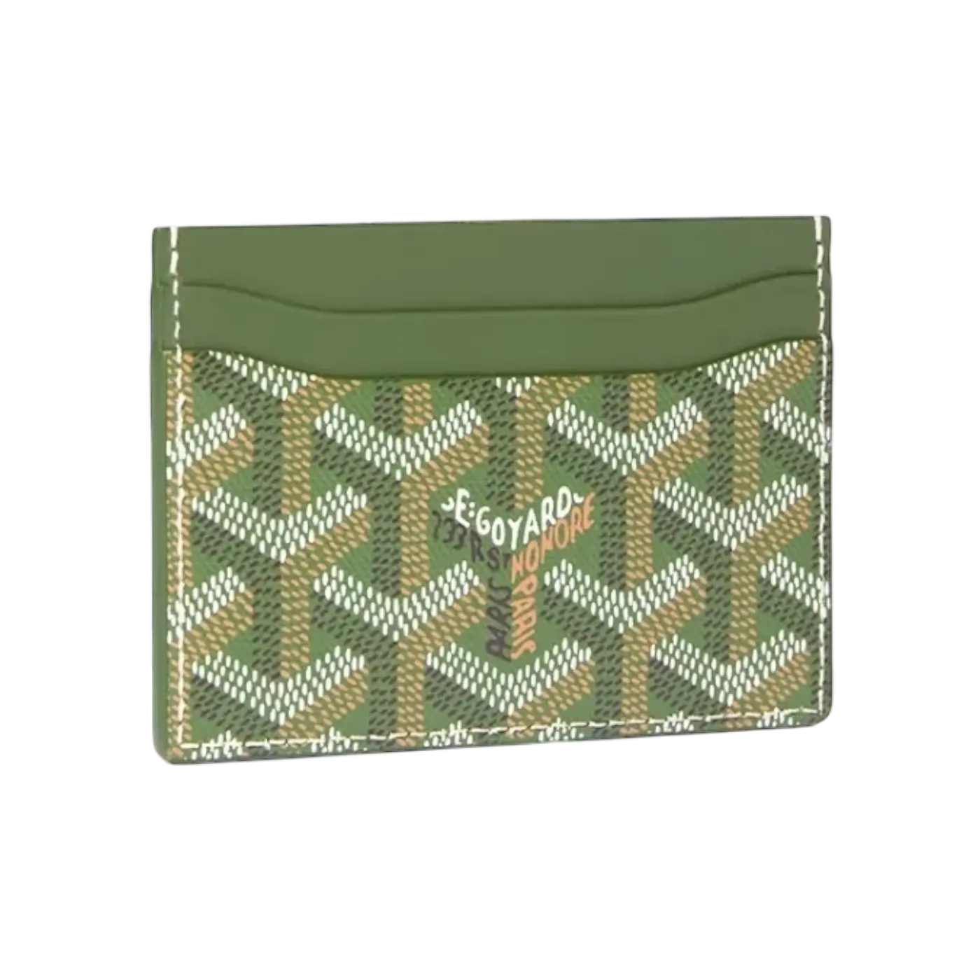Goyard Saint Sulpice Card Holder Khaki Green