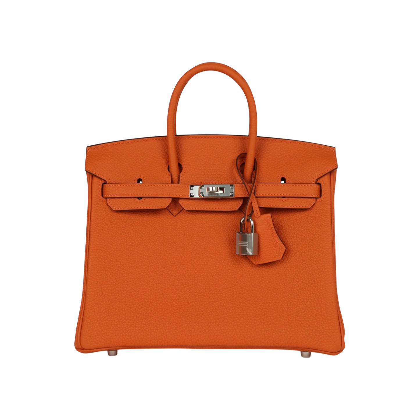 Hermès Birkin 25 Orange Togo Palladium Hardware