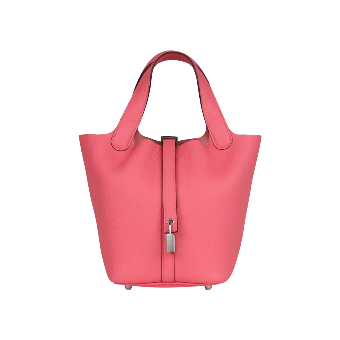 Hermès Picotin Lock 18 Rose Azalee Clemence Palladium Hardware