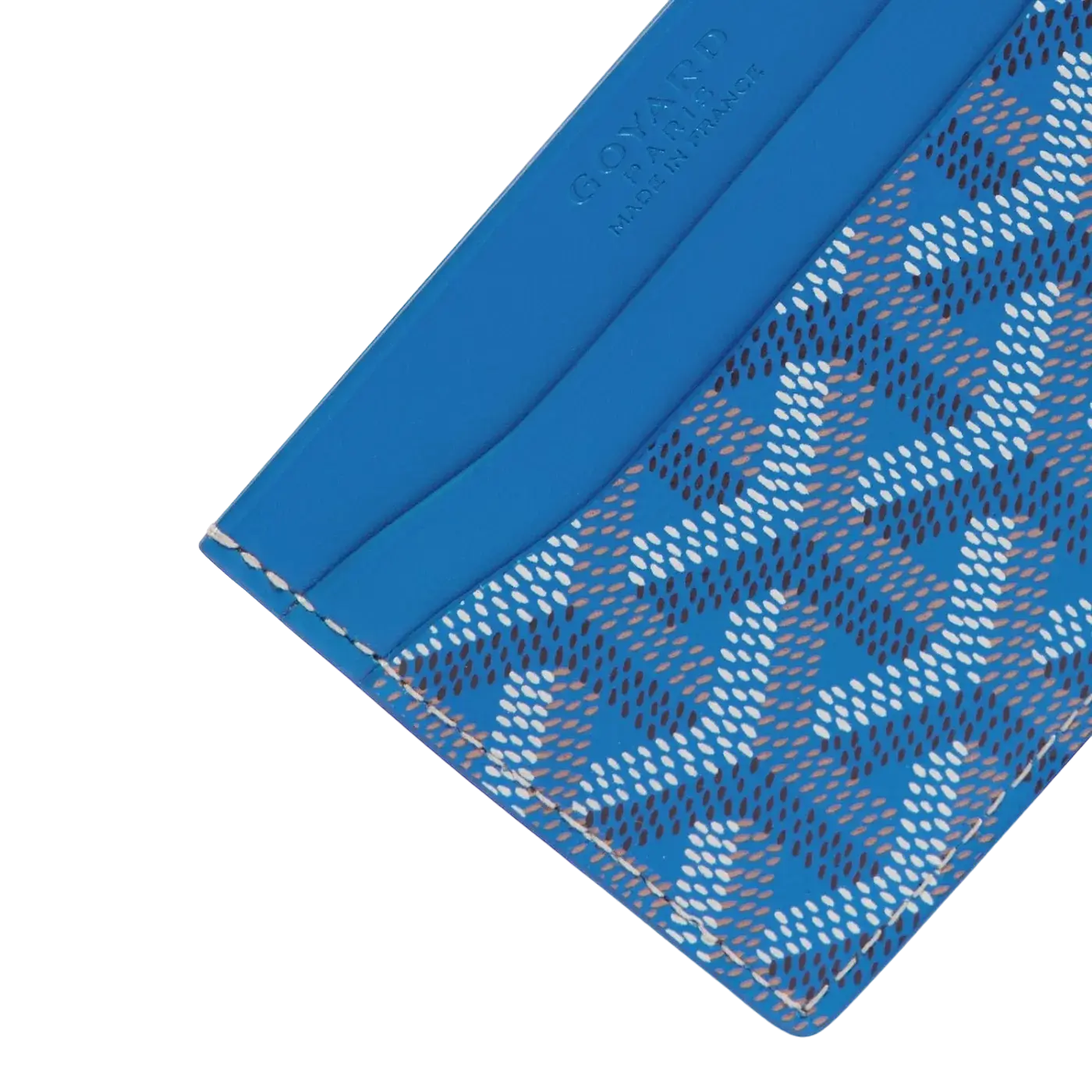 Goyard Saint Sulpice Card Holder Sky Blue