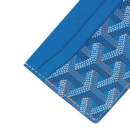 Goyard Saint Sulpice Card Holder Sky Blue