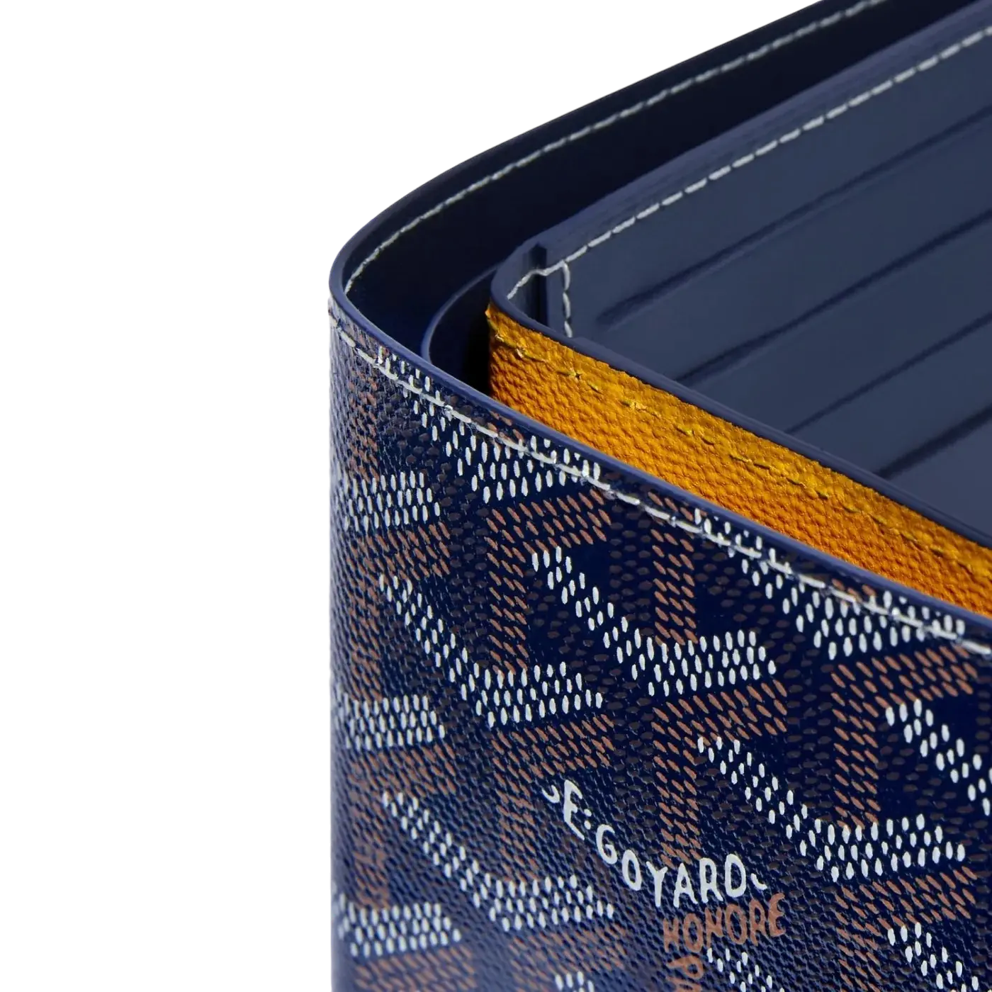 Goyard Victoire Wallet Navy Blue