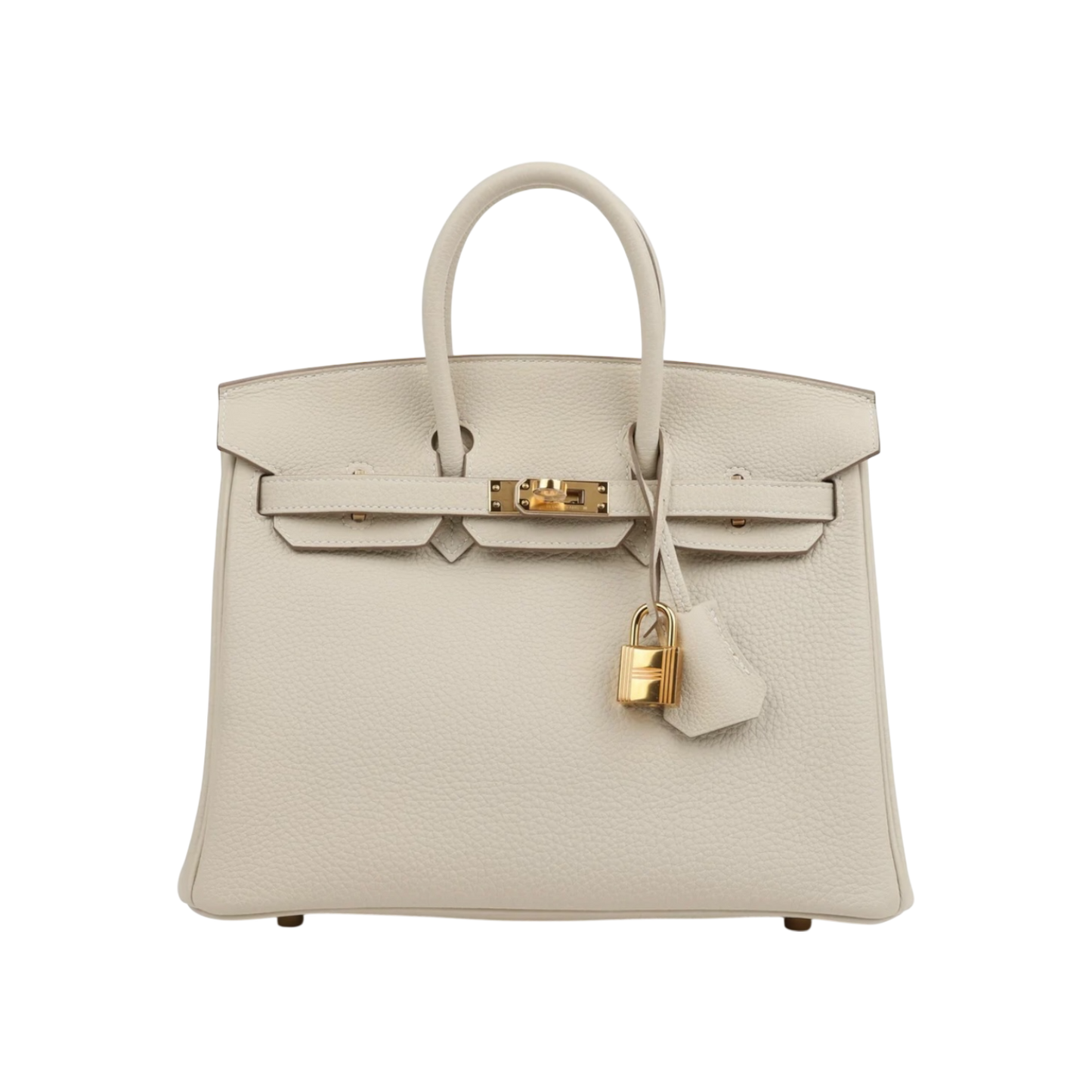 Hermès Birkin 25 Craie Togo Gold Hardware