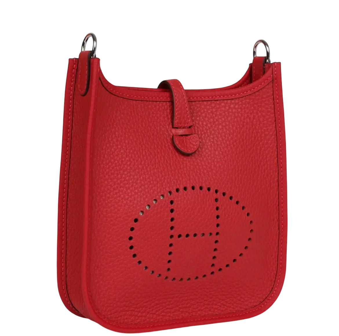 Hermes Evelyne TPM Vermillion Clemence Palladium Hardware