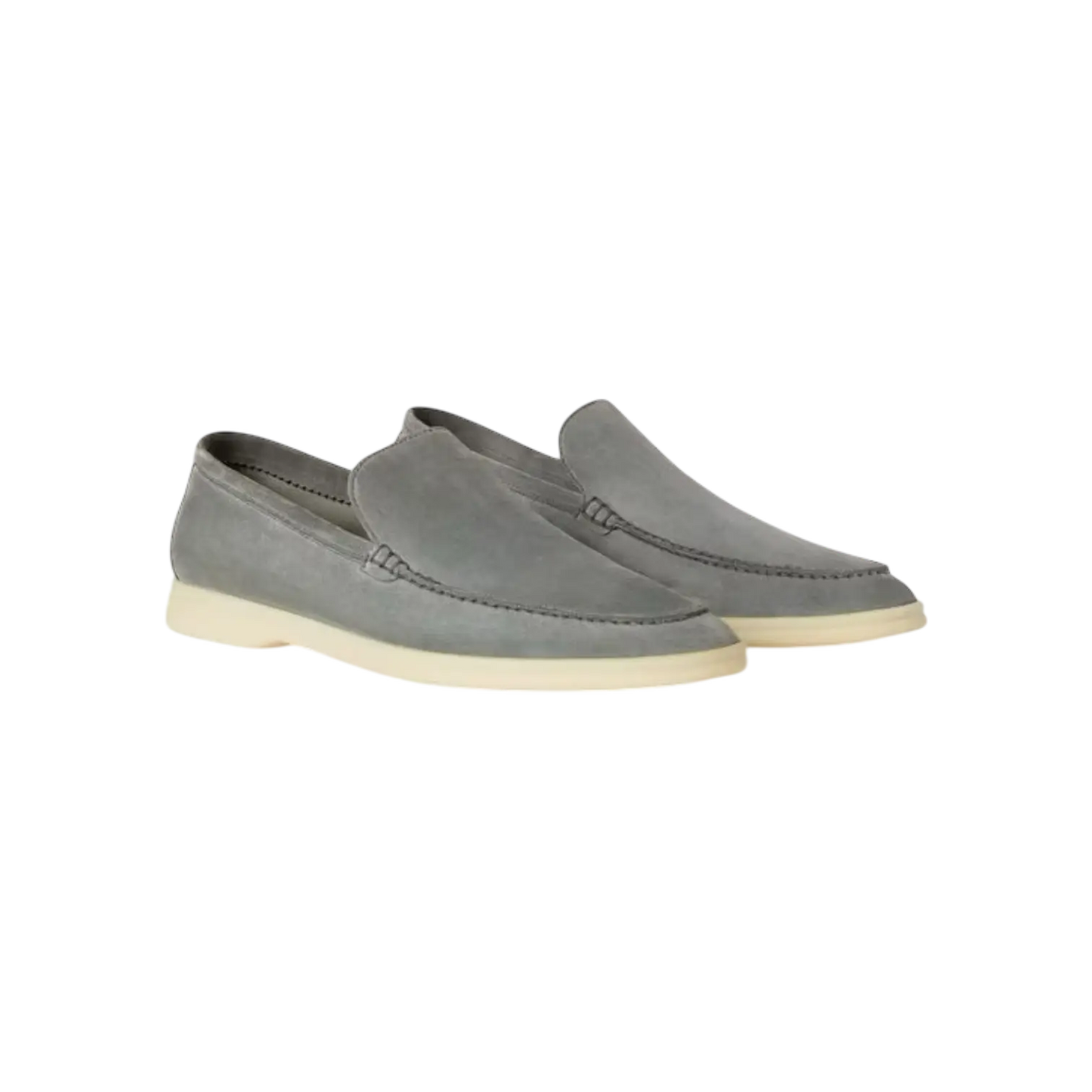 Loro Piana Summer Walk Loafer Gull Gray