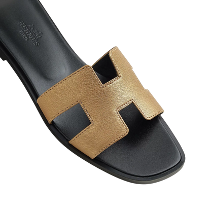 Hermes Oran Sandal Doré