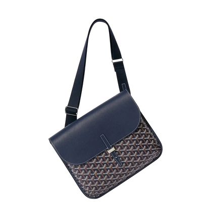 Goyard Coursier Messenger Bag Navy Blue
