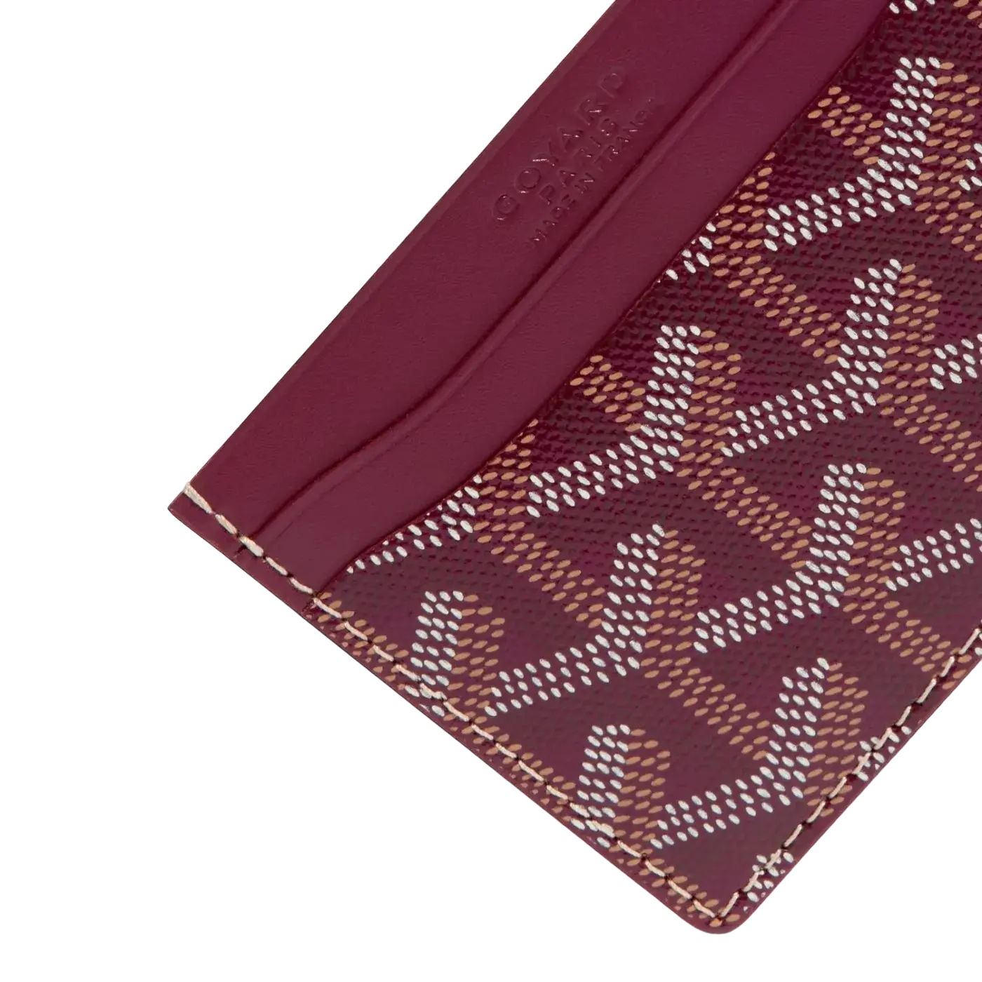 Goyard Saint Sulpice Card Holder Bordeaux