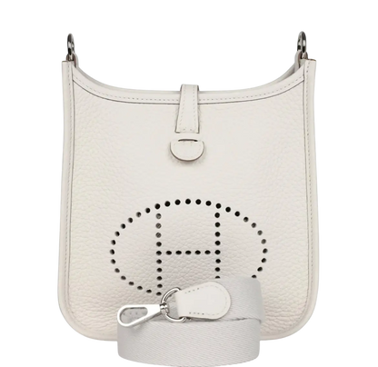 Hermes Evelyne TPM Gris Pale Clemence Palladium Hardware