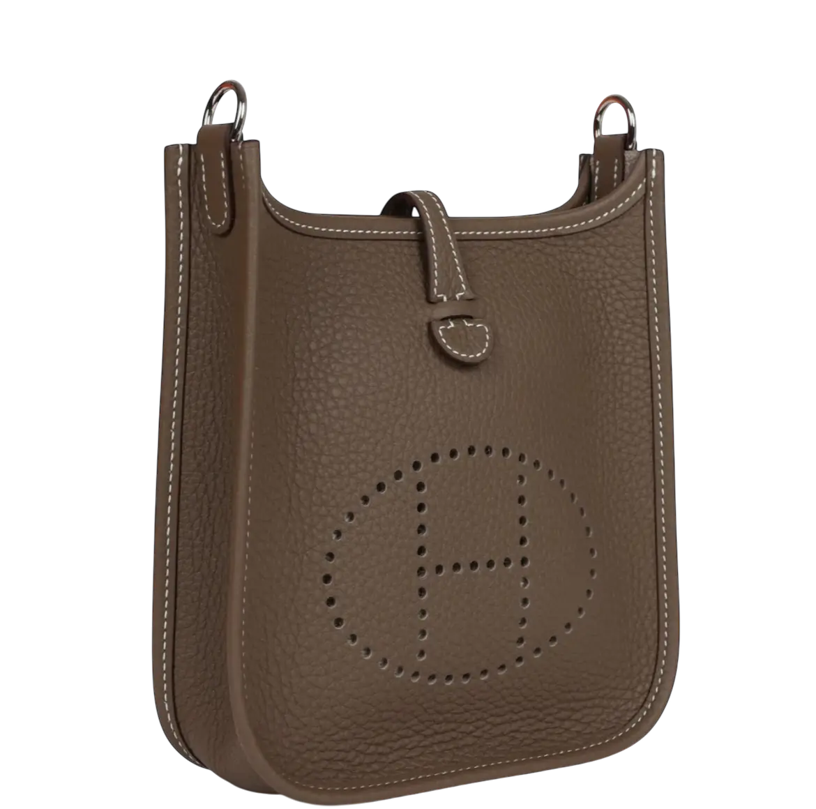 Hermès Evelyne TPM Etoupe Clemence Palladium Hardware