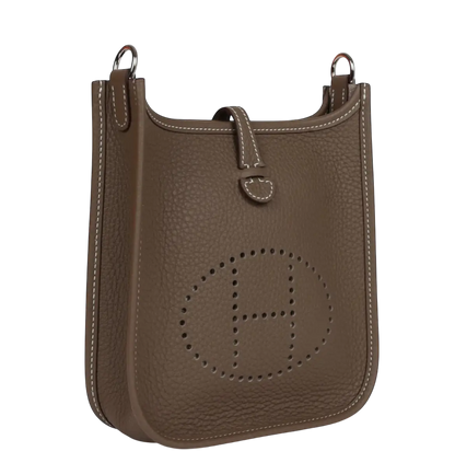 Hermès Evelyne TPM Etoupe Clemence Palladium Hardware