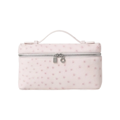Loro Piana L19 Bag Ostrich Whisper Pink / Antique Silver