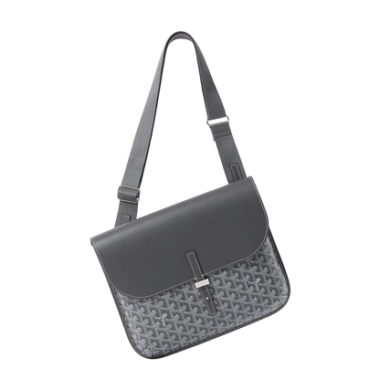 Goyard Coursier Messenger Bag Grey