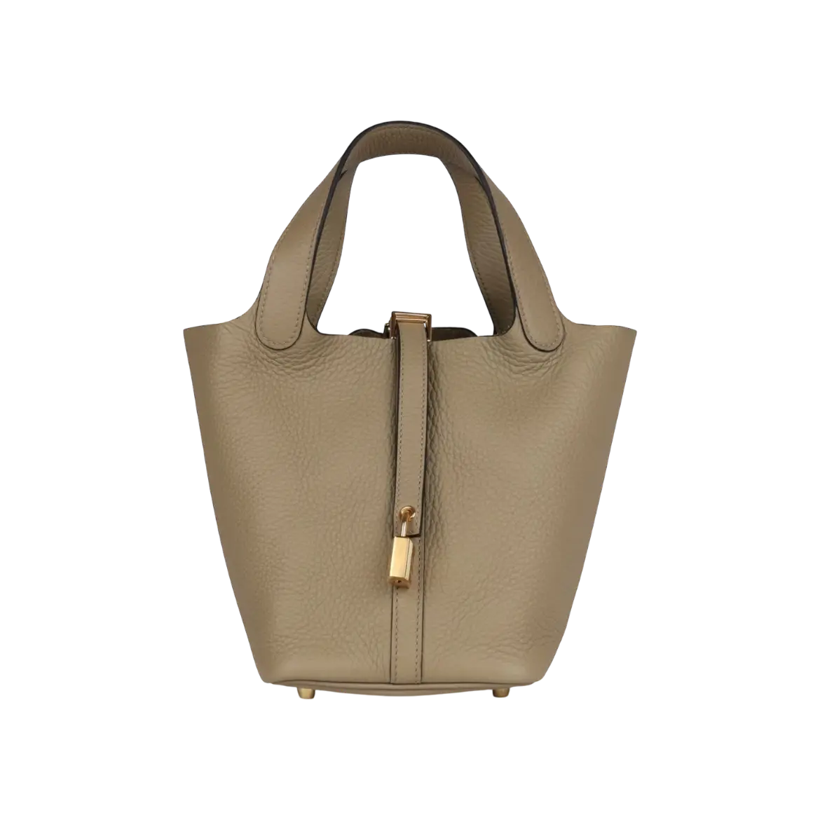 Hermès Picotin Lock 18 Beige Marfa Clemence Gold Hardware