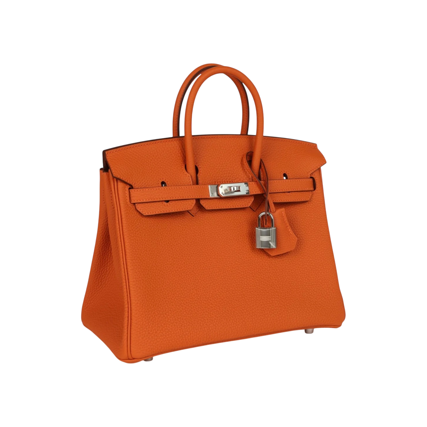 Hermès Birkin 25 Orange Togo Palladium Hardware