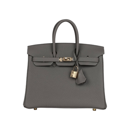 Hermès Birkin 25 Gris Meyer Togo Permabrass Hardware