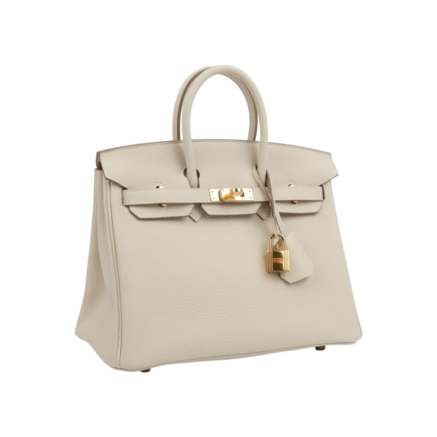 Hermès Birkin 25 Craie Togo Gold Hardware