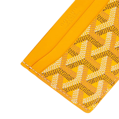 Goyard Saint Sulpice Card Holder Yellow