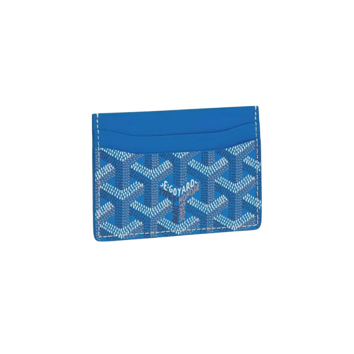 Goyard Saint Sulpice Card Holder Sky Blue
