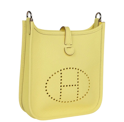Hermes Evelyne TPM Limoncello Clemence Palladium Hardware
