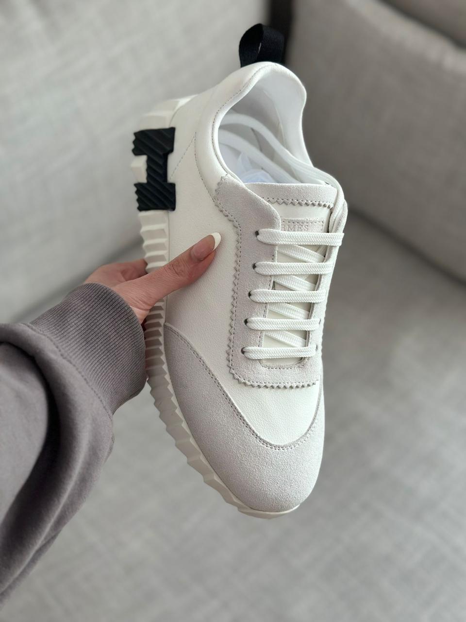 Hermès | H-Strata Leather Sneakers