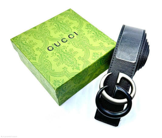 Gucci | Interlocking G Belt – Black / Silver