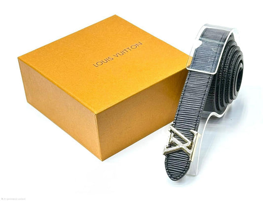 Louis Vuitton | LV Circle Epi Leather Belt – Silver